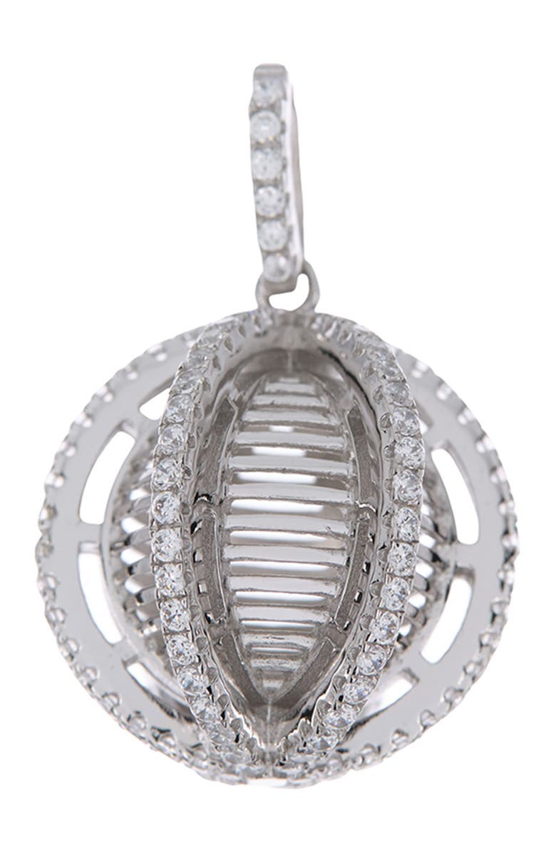 Breuning Circular Geometric Shaped Crystal Single Pendant, Main, color, 