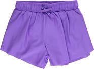 RuffleButts Toddler Girls UPF50+ Active Butterfly Shorts
