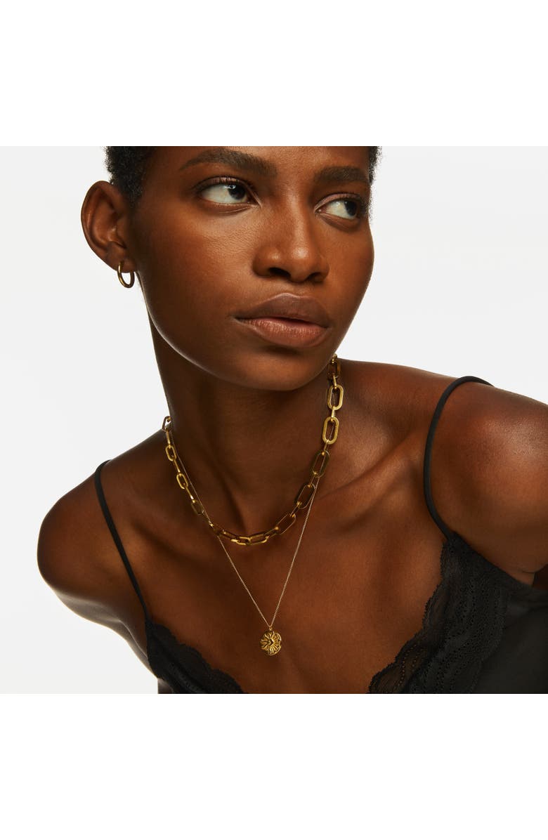 Hey Harper Meg Necklace, Alternate, color, Gold