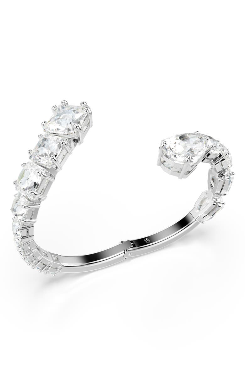 Swarovski Matrix Crystal Hinged Bangle, Alternate, color, 