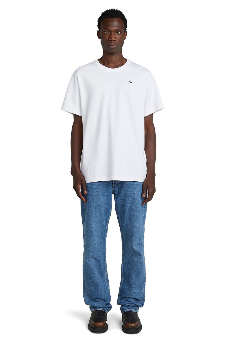 Photo Print Organic Cotton Graphic T-Shirt, Alternate, color, WHITE KNEE PATCH
