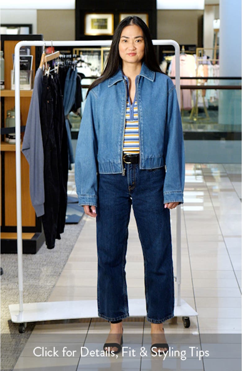 Denim Bomber Jacket, sales video thumbnail