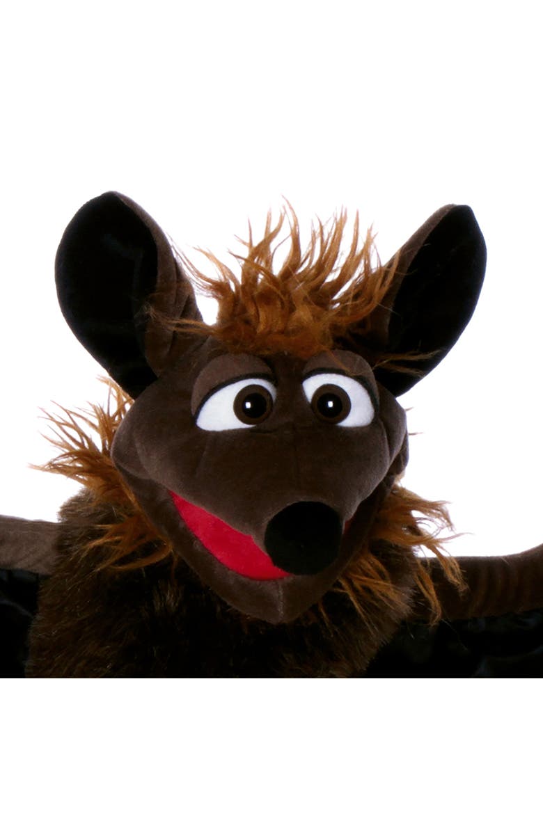 Ren The Flying Bat 26" Plush Hand Puppet, Alternate, color, Brown