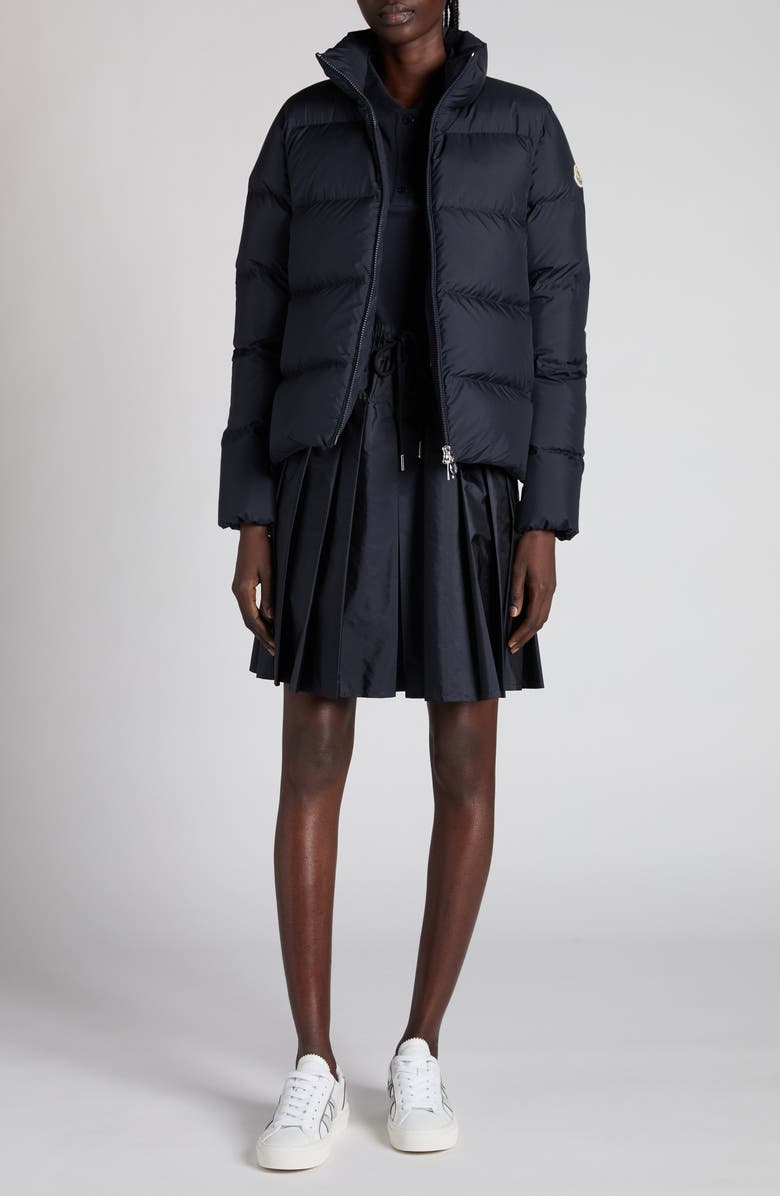 Moncler Mauzun Down Puffer Jacket, Alternate, color, Dark Navy Blue