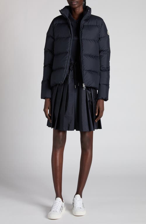 Moncler Women Blue Mauzun Short Down Jacket