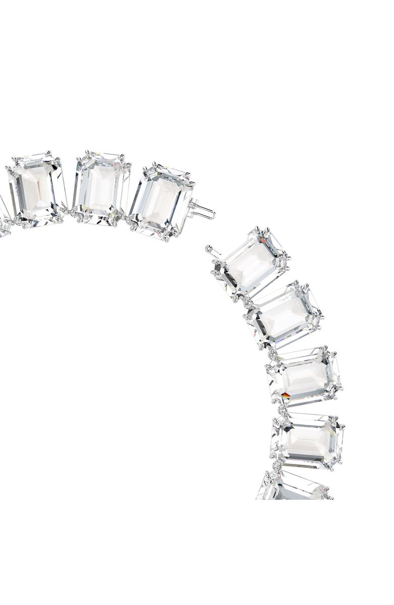 Swarovski Millenia Collar Necklace, Alternate, color, Rhodium/ Crystal