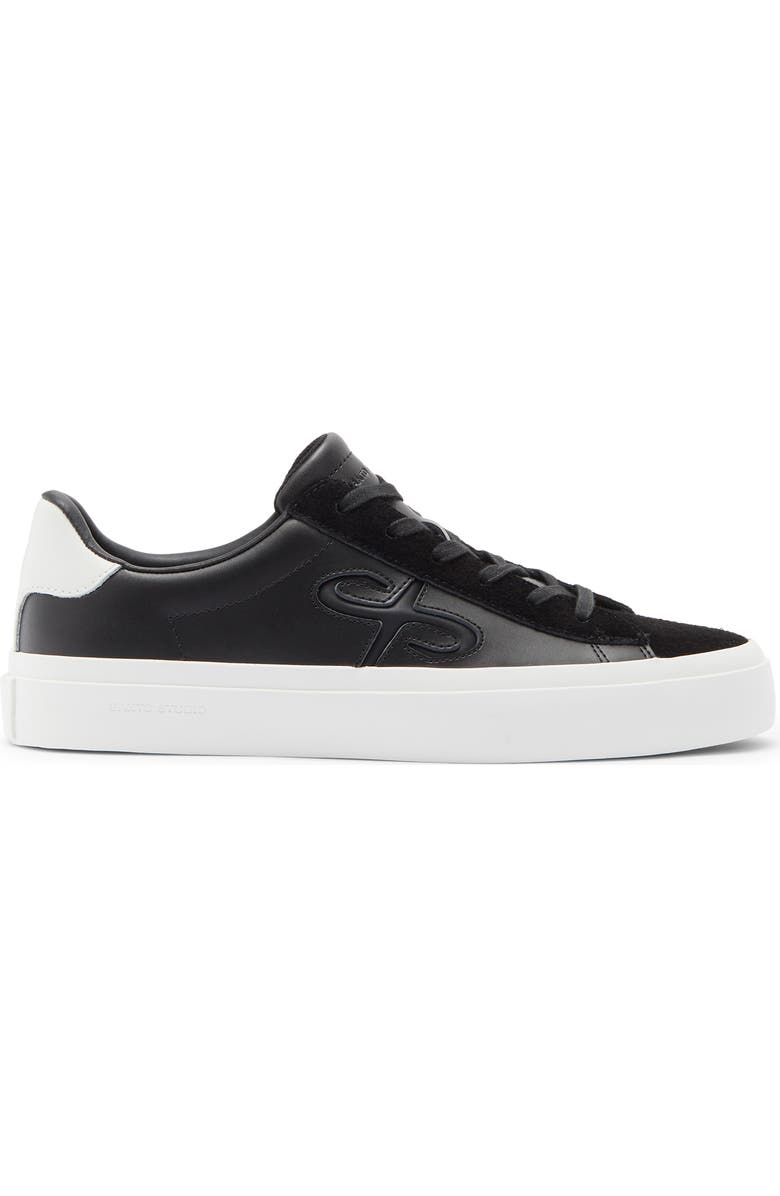 SANTO STUDIO Clemente Low Top Sneaker, Alternate, color, Black