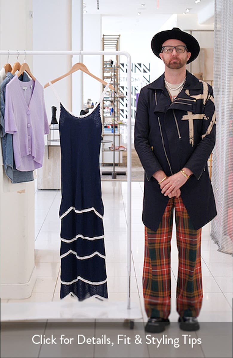 Aurelia Stitch Trim Midi Dress, sales video thumbnail