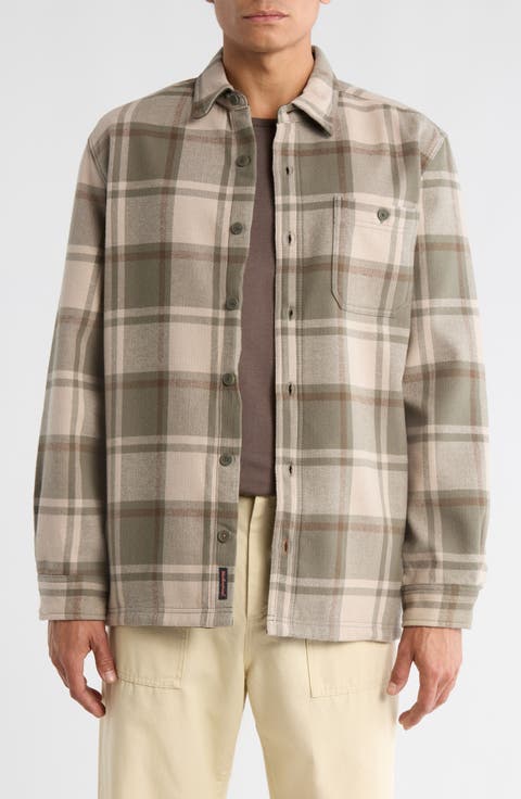 Flannel Plaid Shirt Jacket