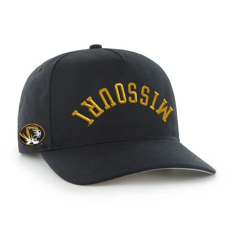Men's '47 Black Missouri Tigers Flip Script Hitch Adjustable Hat