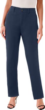 Roaman's Bi-Stretch Straight Leg Pants