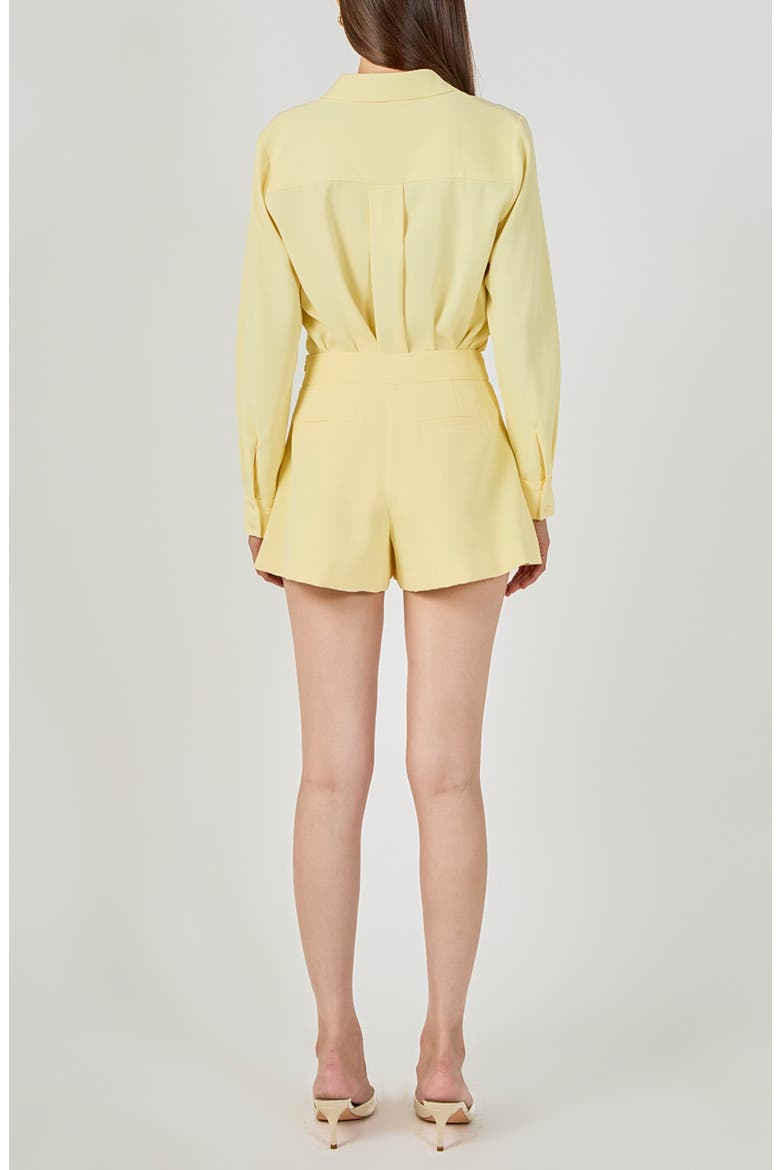 Net Pocket Button-Up Shirt, Alternate, color, LIGHT YELLOW