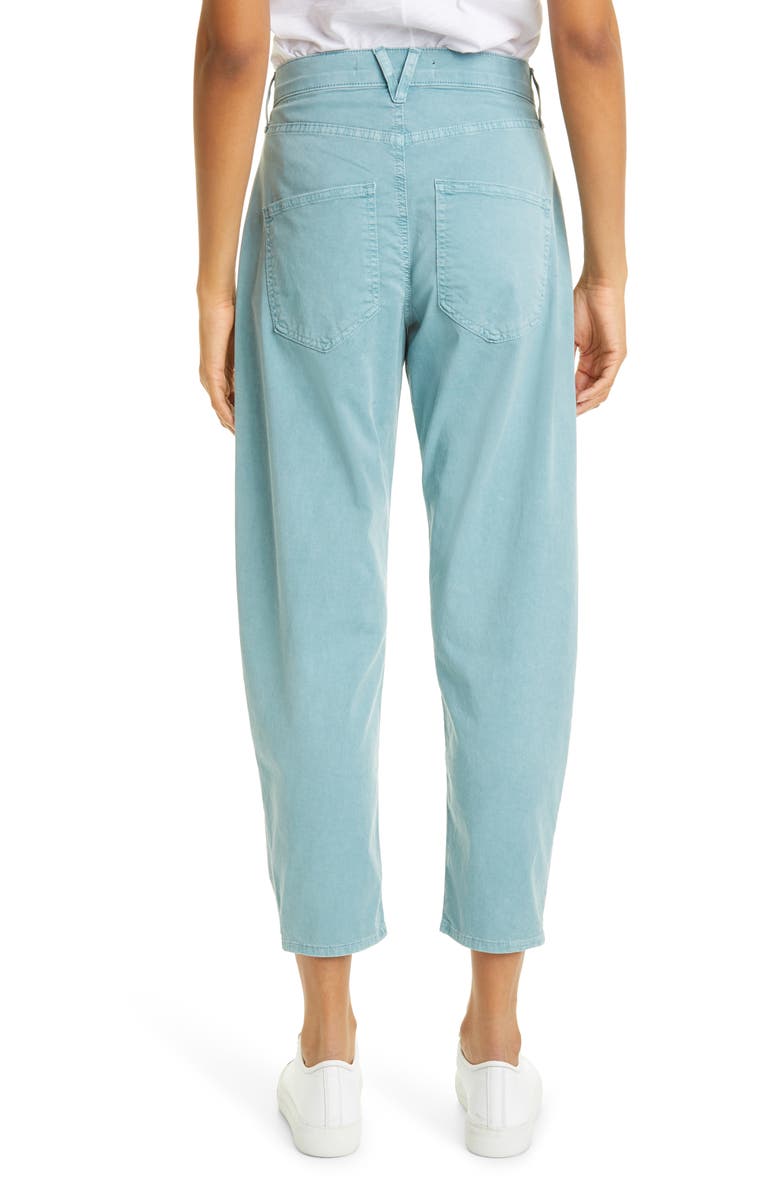Veronica Beard Charlie Barrel Crop Pants, Alternate, color, 