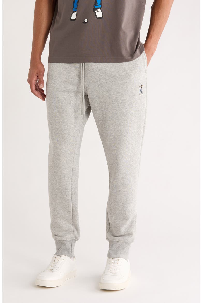 Core Fleece Joggers, Main, color, HEATHER GREY