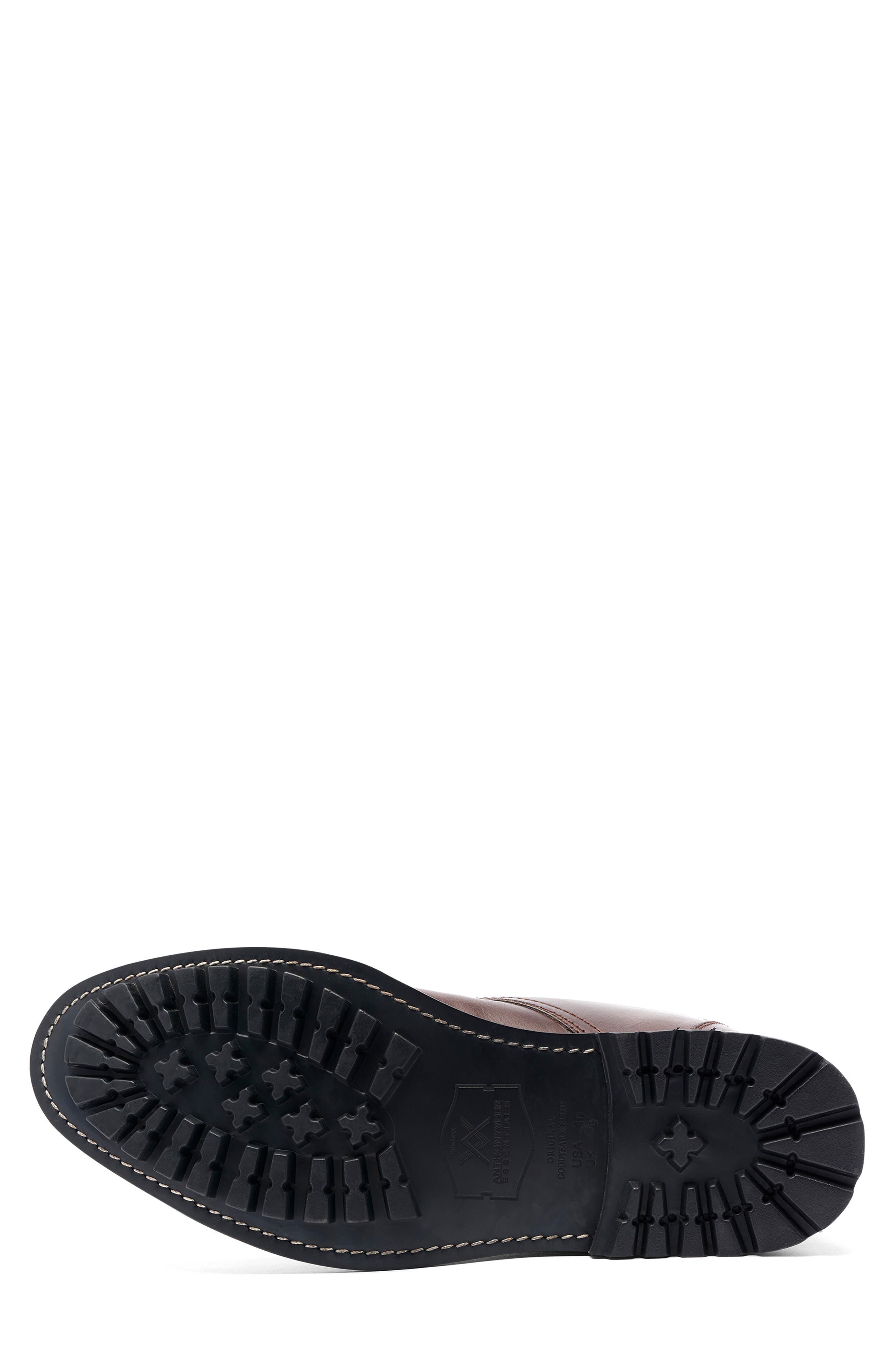 Lincoln Lug Sole Boot, Alternate, color, BROWN