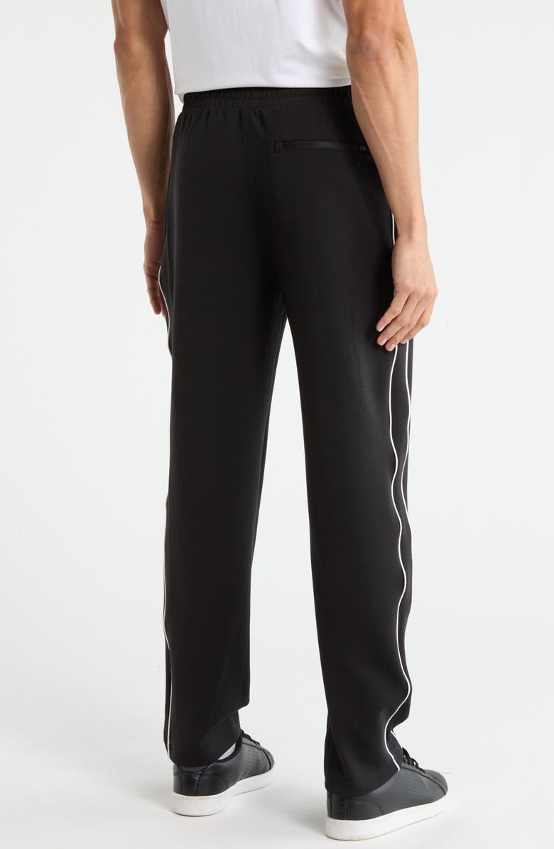 90 DEGREE BY REFLEX Daxton Scuba Knit Joggers, Alternate, color, Black-White