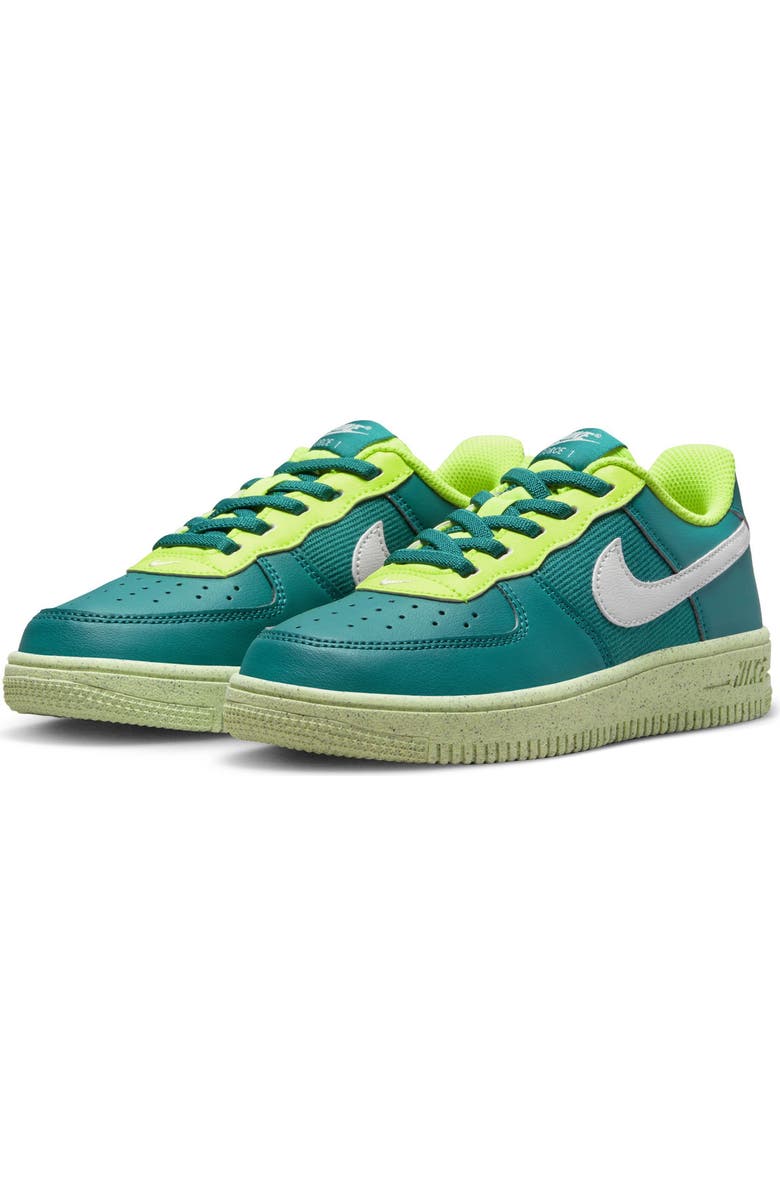 Nike Air Force 1 Crater Sneaker, Main, color, Spruce/ Volt/ Volt/ Phantom