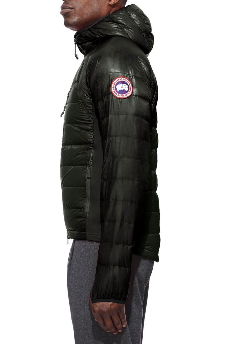 'Hybridge™ Lite Hoody' Slim Fit Packable Jacket, Alternate, color, VOLCANO/ BLACK
