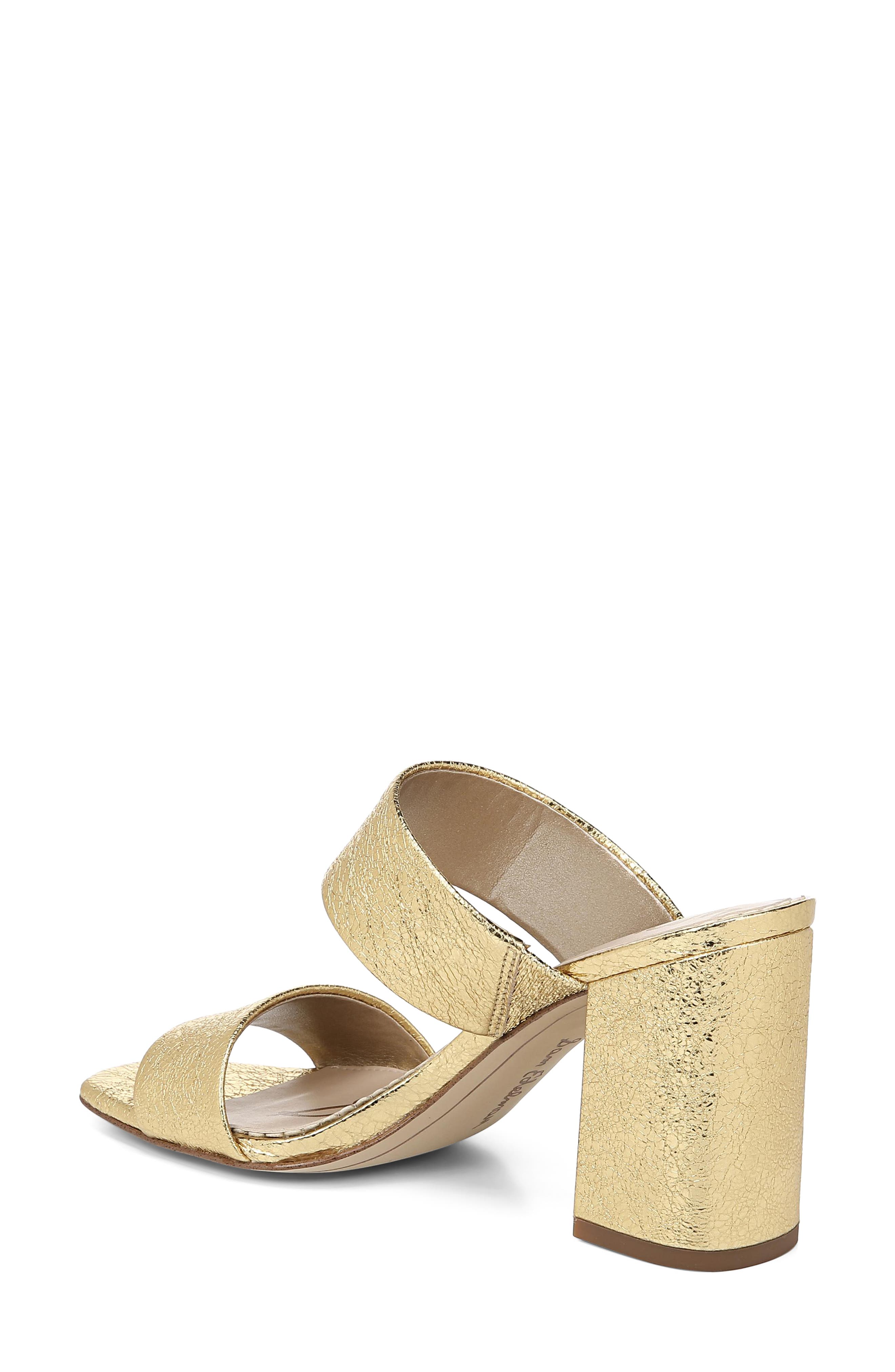 Delaney Sandal, Alternate, color, BRIGHT GOLD LEATHER