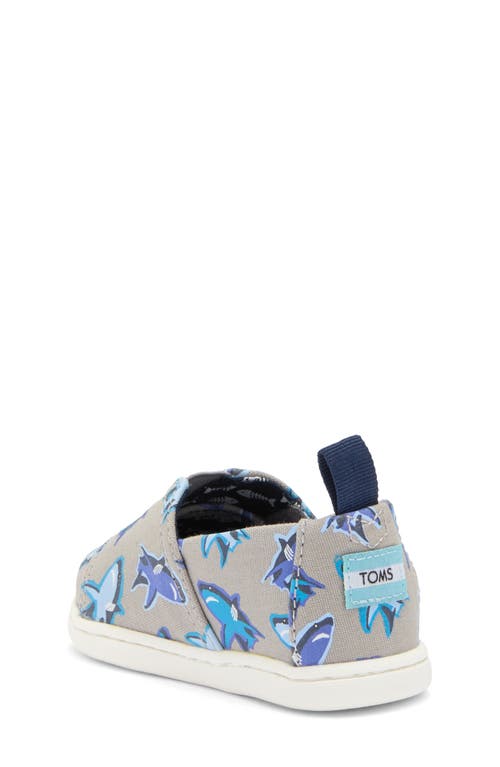 Toms Kids' Classic Alpargata Slip-on In Grey