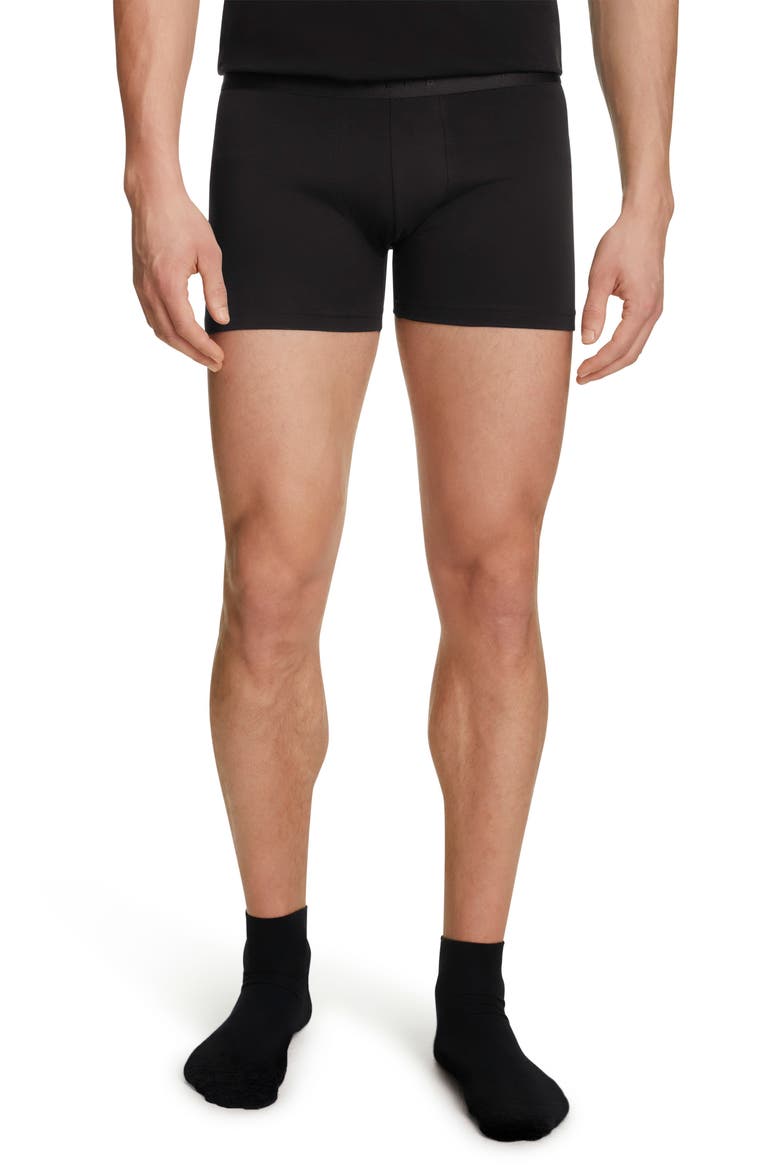 2-Pack Daily Comfort Cotton Blend Boxer Briefs, Main, color, BLACK