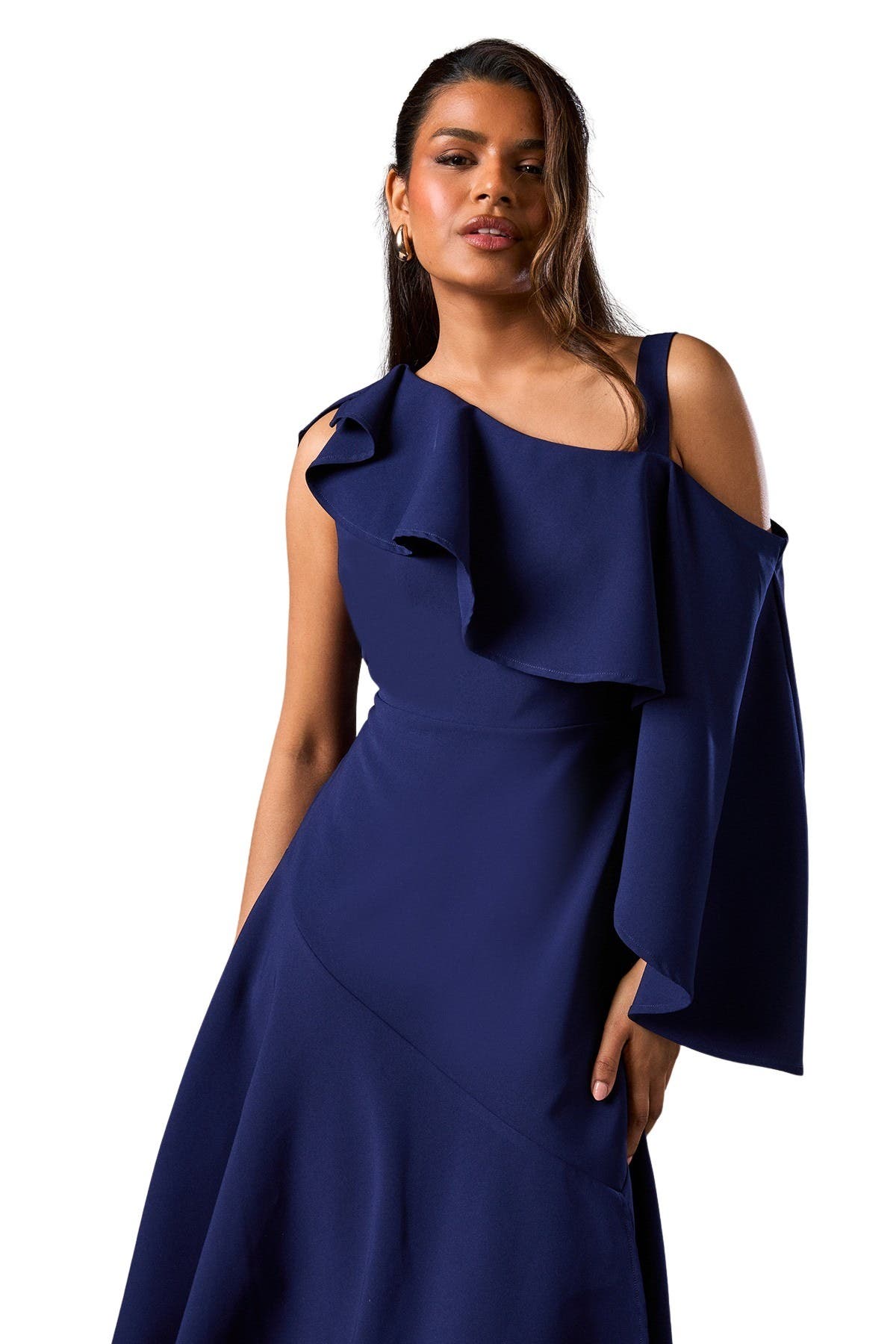 Petite Midi Wedding Guest Dress - image 4