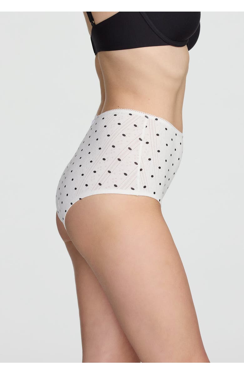 CUUP The Tap- Pointelle, Alternate, color, Salt Polka Dot