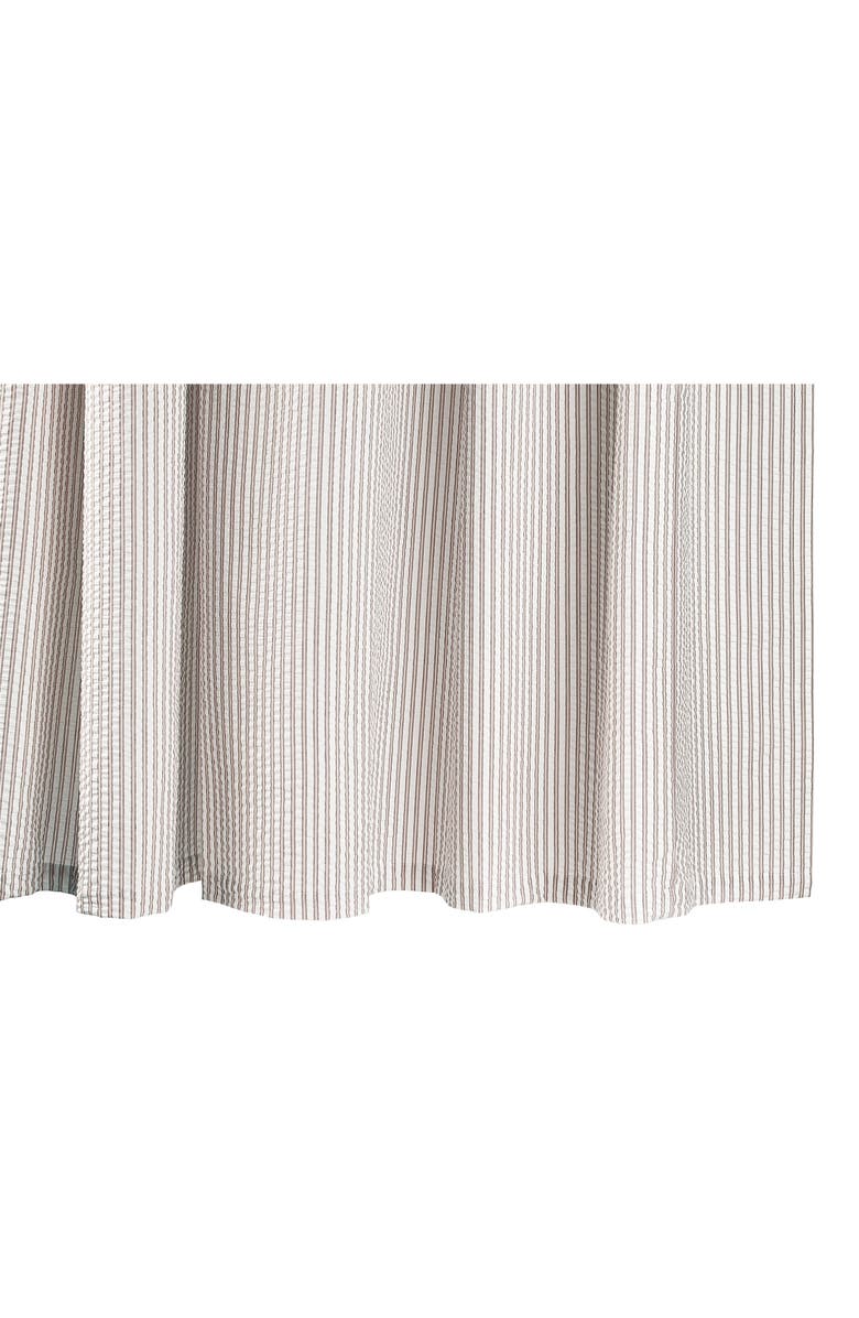Matouk Matteo Stripe Seersucker Shower Curtain, Main, color, 