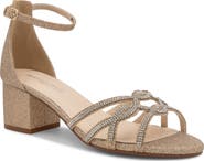 Touch Ups Zoey Shimmer Rhinestone Sandal