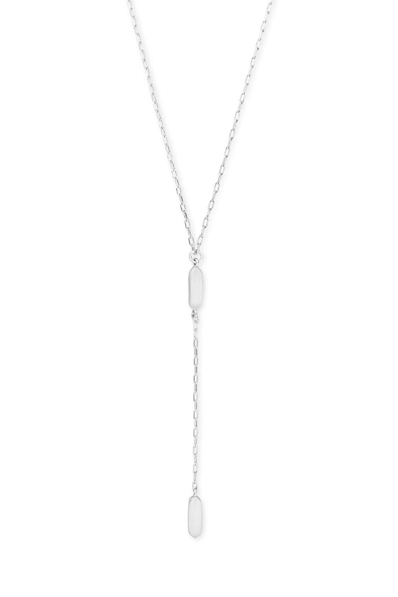 Fern Y-Necklace, Alternate, color, SILVER