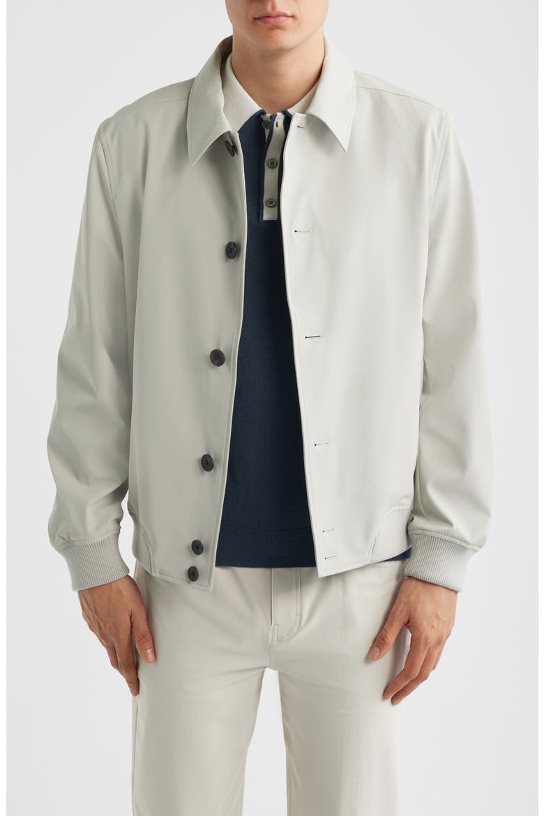 Regular Fit Bobby Bomber Jacket, Main, color, STONE