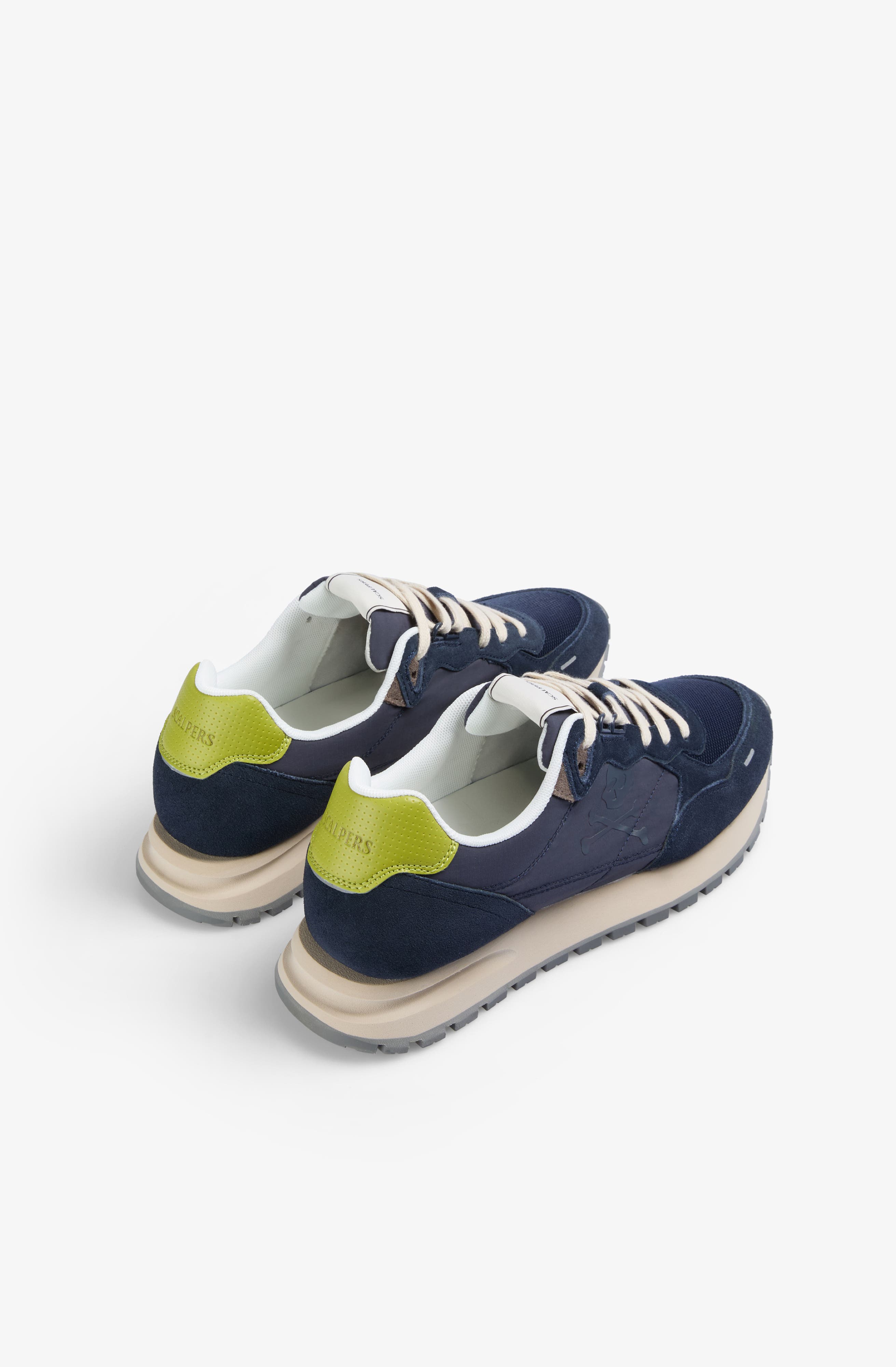 Scalpers Rio 25 Sneakers, Alternate, color, Navy Lime