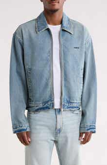 PURPLE BRAND Full Zip Denim Jacket