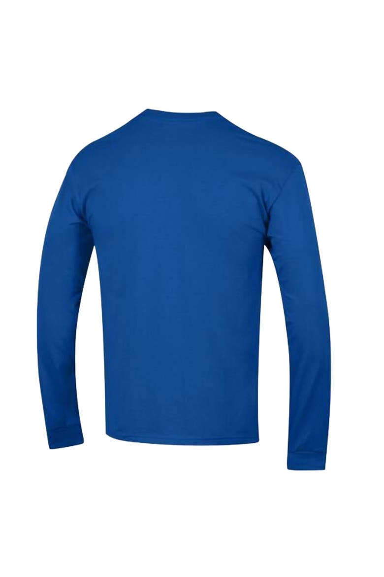 Men's Champion Royal Seattle Seahawks Arch Over Logo Long Sleeve T-Shirt, Alternate, color, Royal