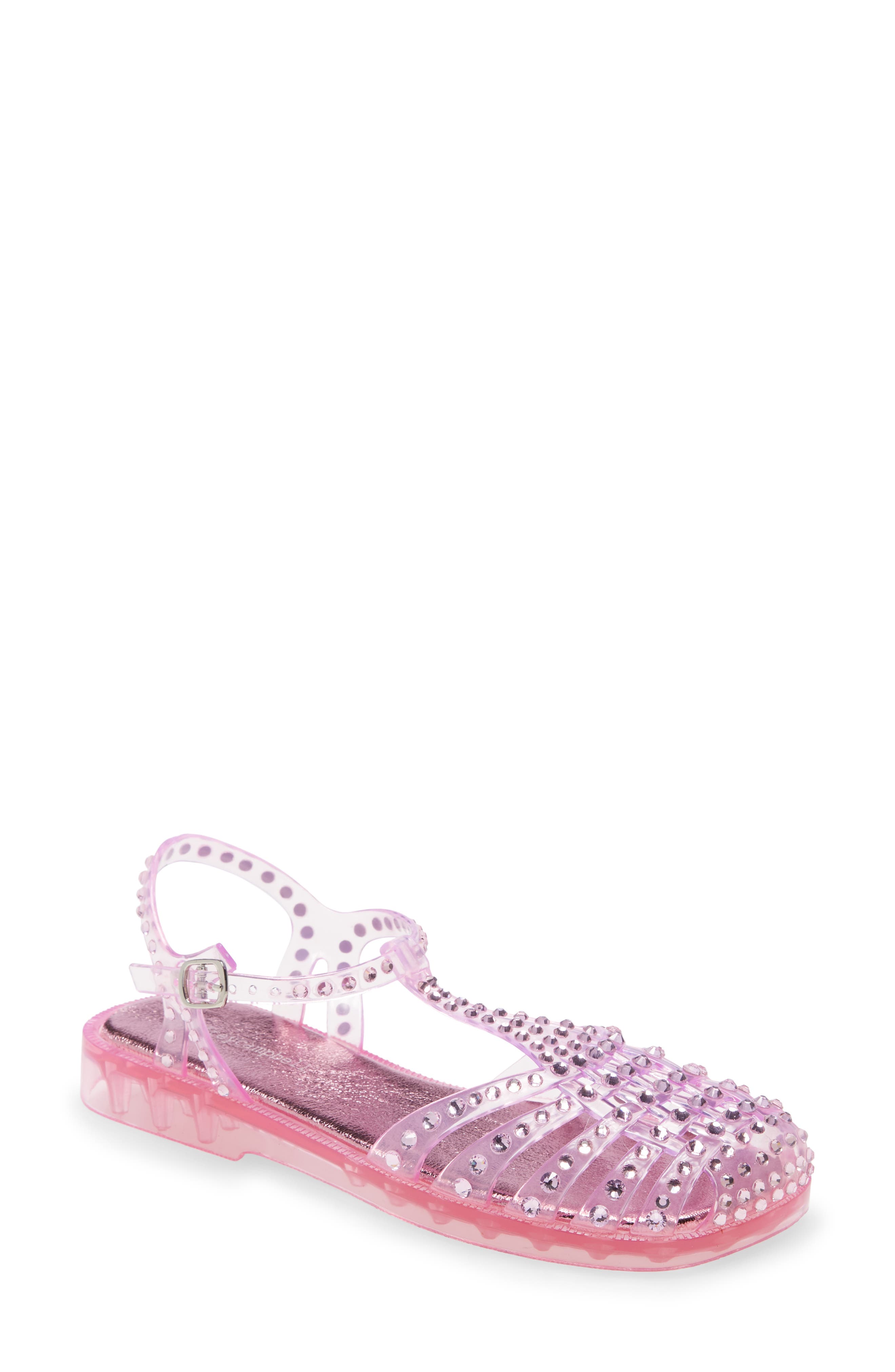 Gelly Fisherman Sandal, Main, color, PINK COMBO