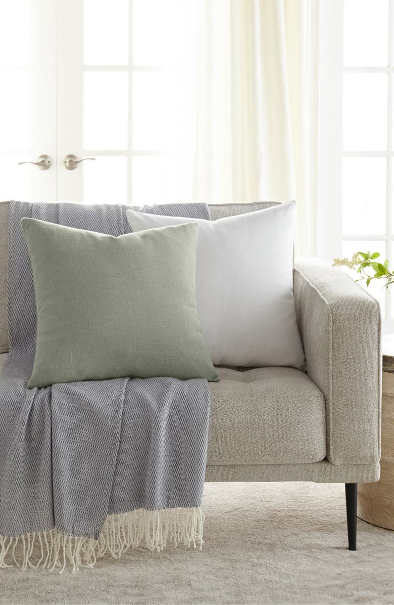 HOMESPUN Assorted 2-Pack Accent Pillows, Alternate, color, Light Gray / White