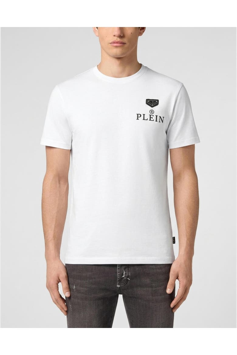 Jersey T-Shirt Plein R Men, Main, color, white