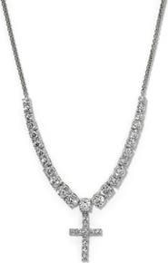 Nadri Astrid Cross Frontal Necklace