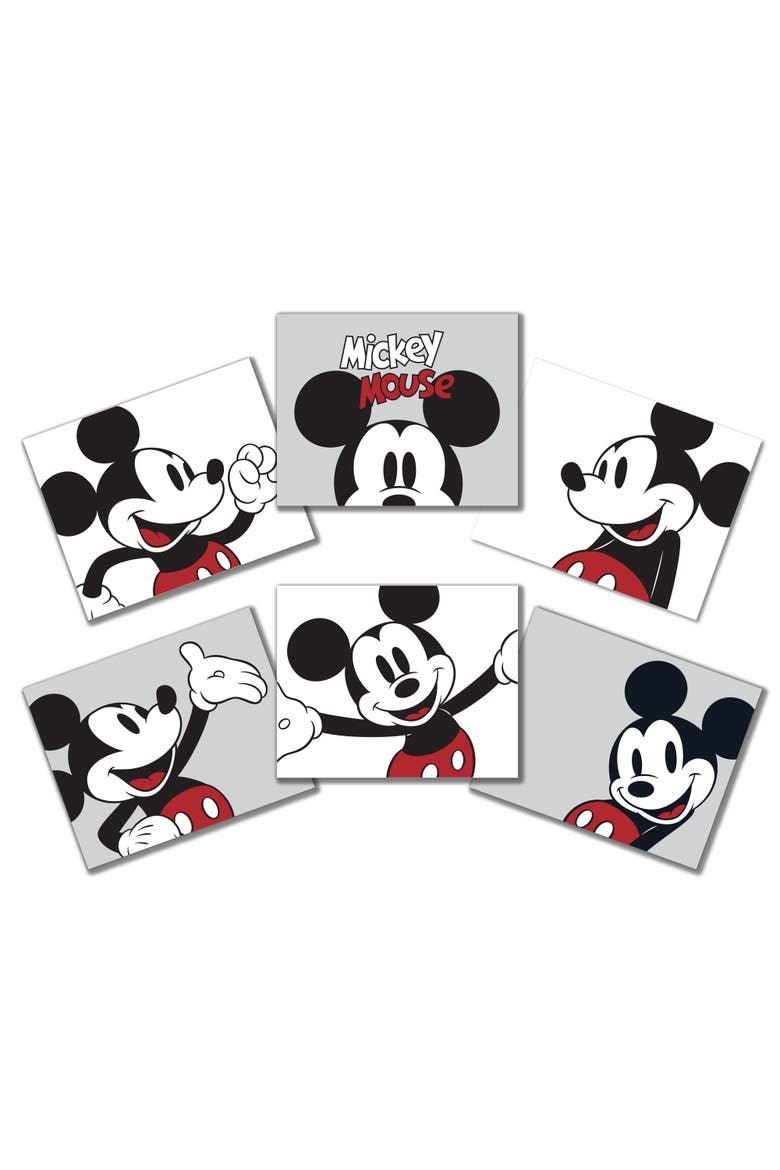 Disney Baby Mickey Mouse Unframed Nursery/Child Wall Art, Main, color, Multicolor