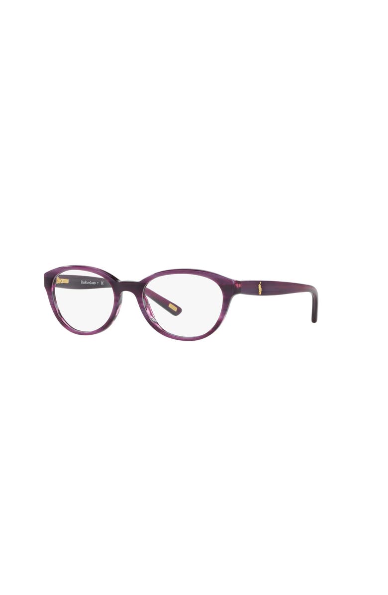 Polo Ralph Lauren 47mm Cat Eye optical glasses, Main, color, Violet