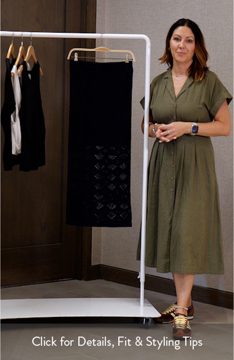 The Courtside Pattern Maxi Sweater Skirt, sales video thumbnail