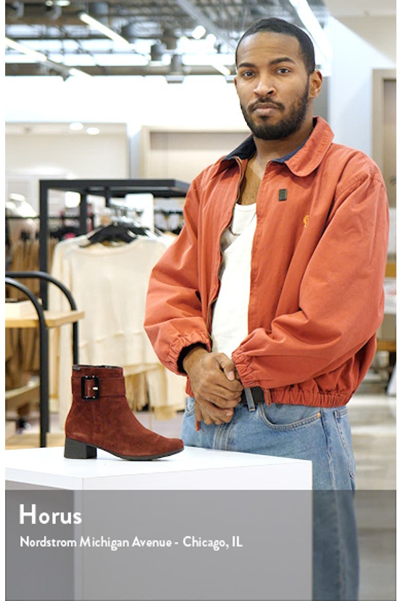 Gianina Block Heel Bootie video