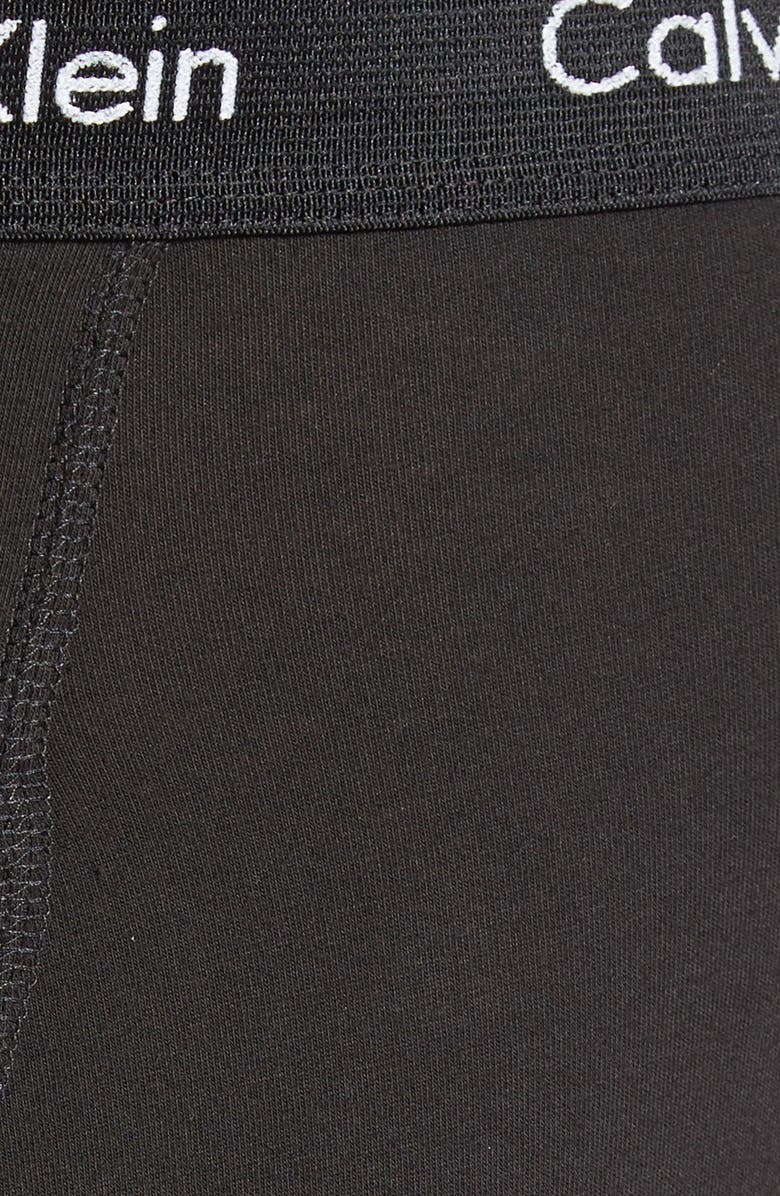 Calvin Klein 3-Pack Stretch Cotton Trunks, Alternate, color, 
