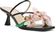 Betsey Johnson Wells Beaded Flower Sandal