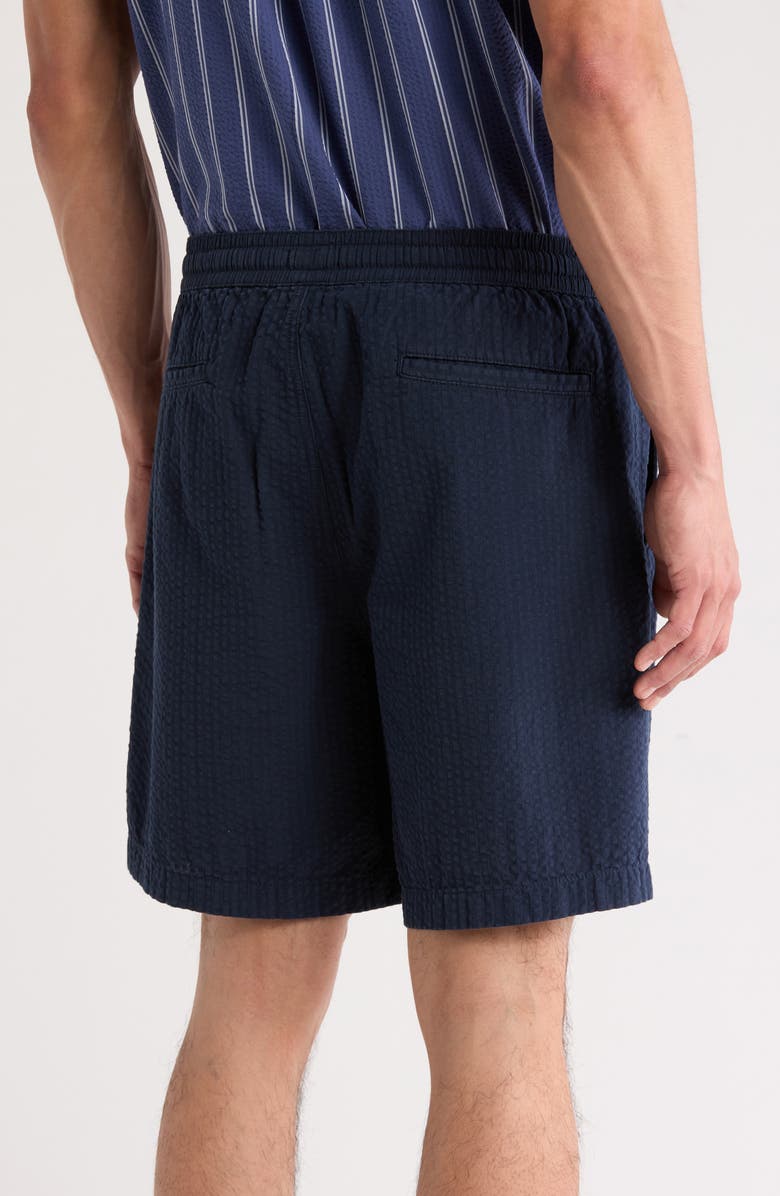 14th & Union Seersucker Cotton Shorts, Alternate, color, Navy Blazer
