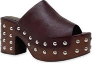 SHUSHOP Holly Platform Slide Sandal