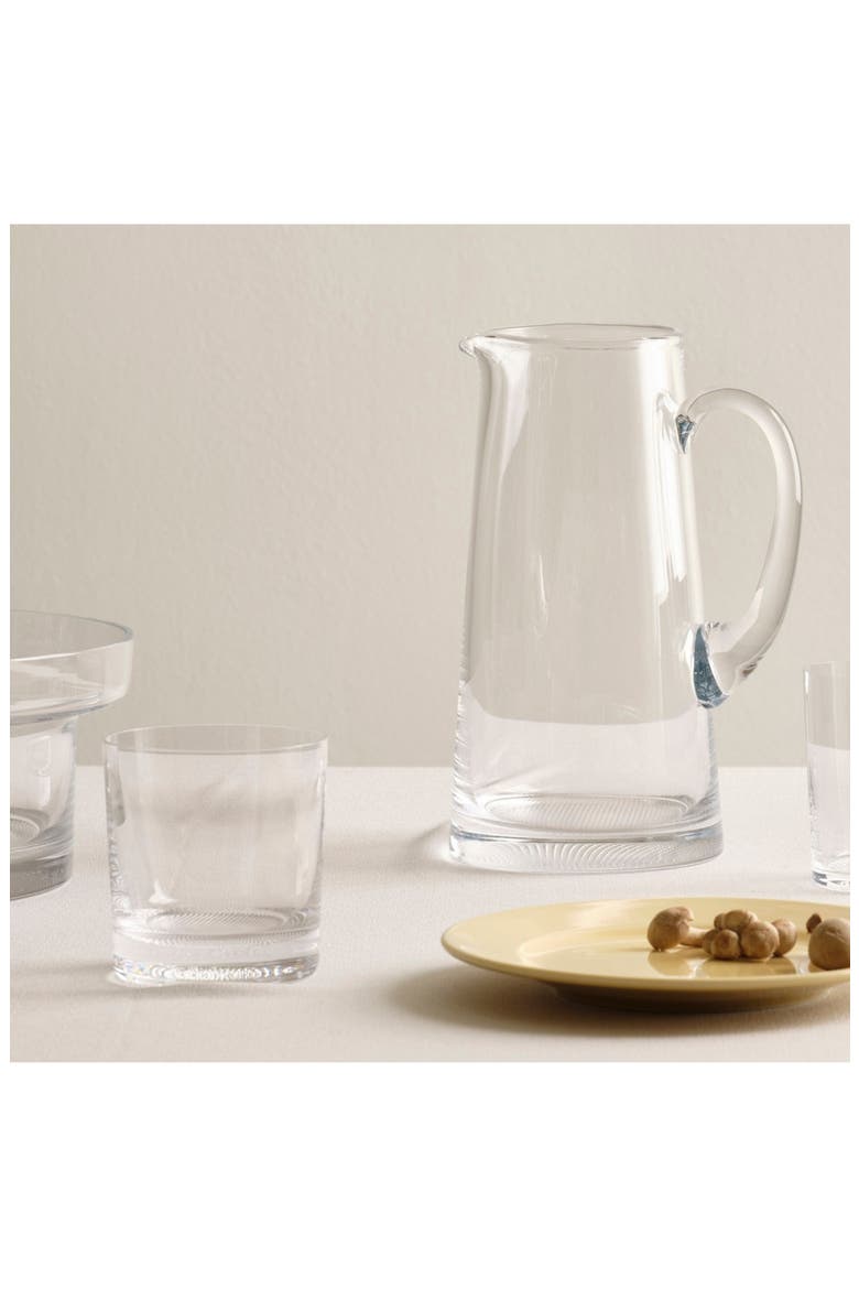 Limelight 3-Piece Pitcher & Glasses Gift Set, Alternate, color, CLEAR