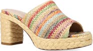 Pelle Moda Capree Espadrille Platform Slide Sandal