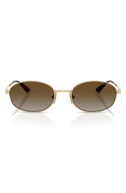 VO4323S 56mm Polarized Oval Sunglasses
