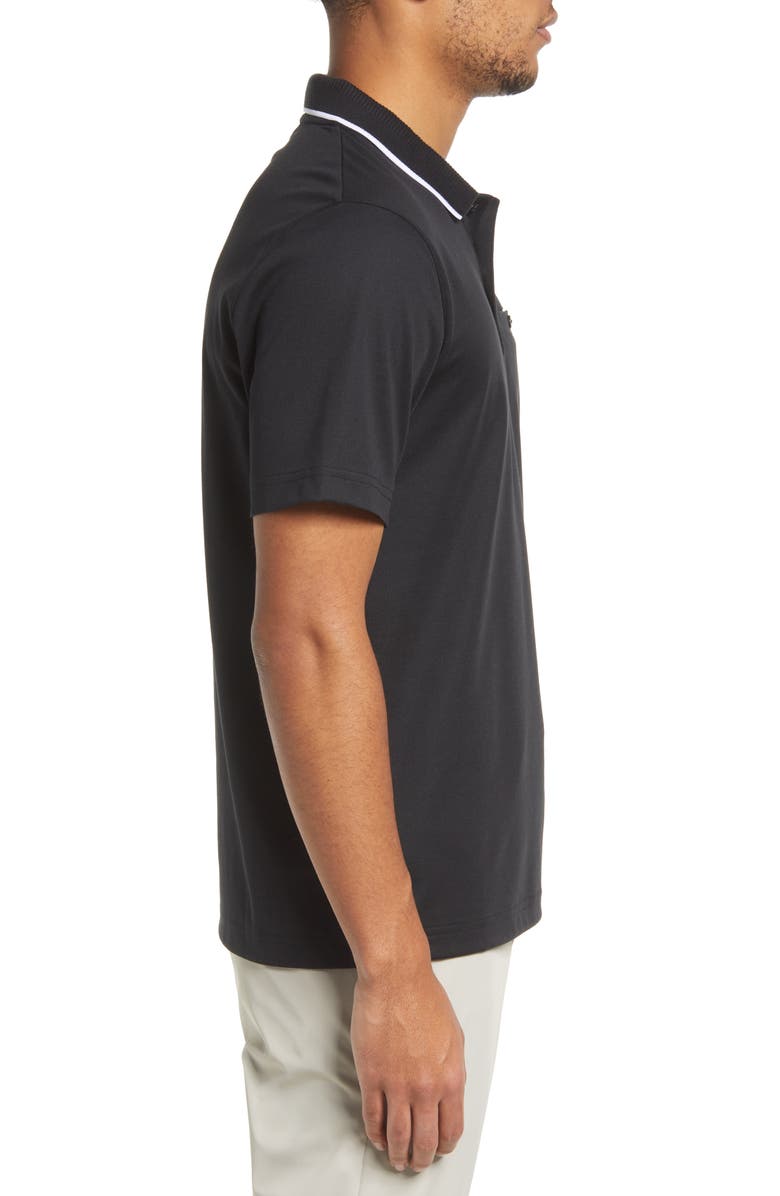 Ted Baker London Galton Tipped Cotton Blend Polo, Alternate, color,